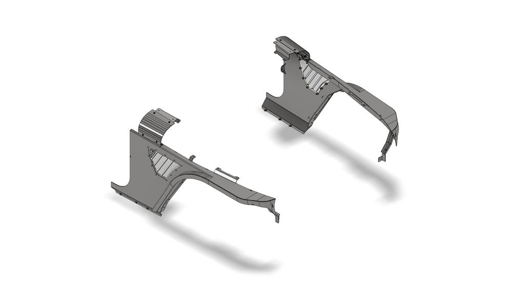 High Clearance Front Fender & Corner Armor System for JK/JKU