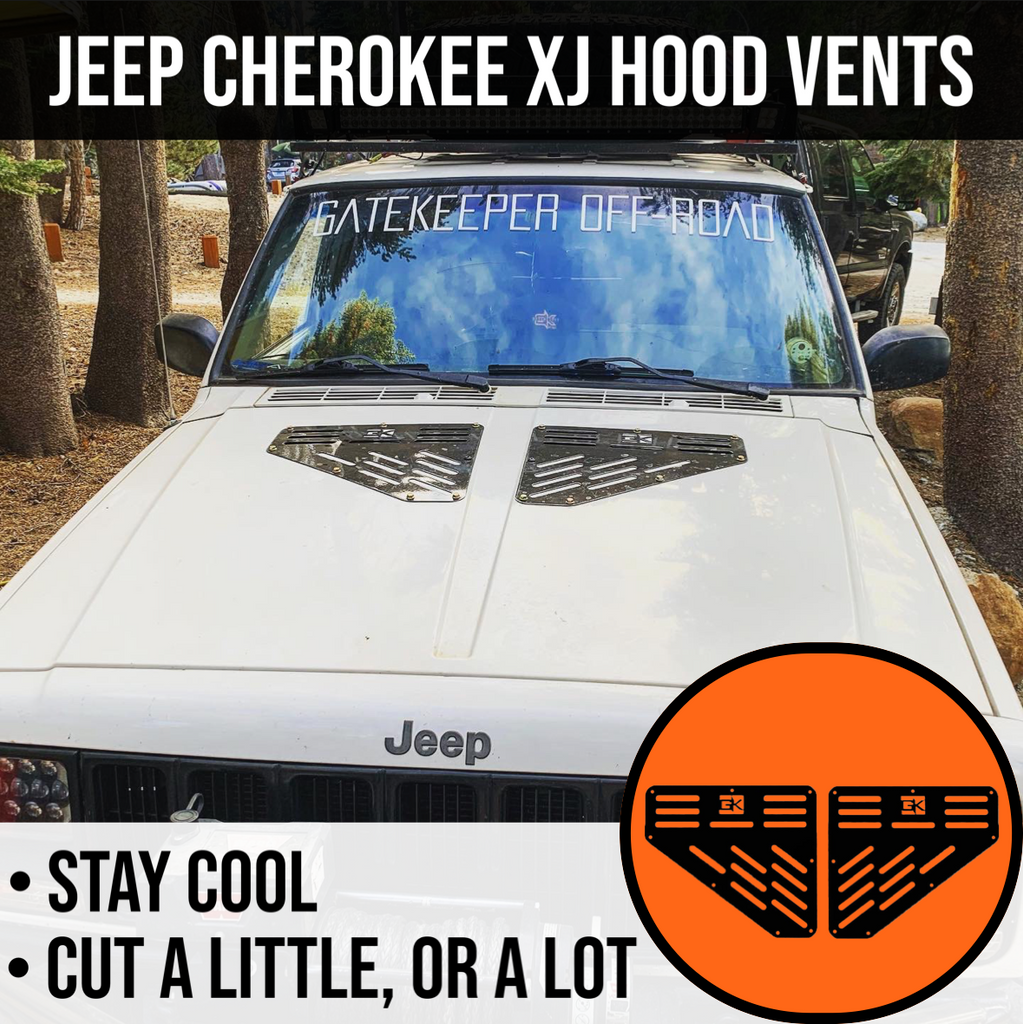 1984-2004 Jeep Cherokee Grand Cherokee XJ ZJ WJ Universal Hood Vents