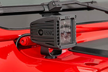Load image into Gallery viewer, LED Light Kit | Cowl Mount | 2" Black Pair | Amber DRL | Jeep Gladiator JT/Wrangler JL (18-26)