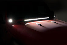 Load image into Gallery viewer, LED Light Kit | Hood Mount | 30" Chrome Single Row | Jeep Gladiator JT/Wrangler JL (18-24)