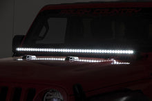 Load image into Gallery viewer, LED Light Kit | Cowl Mount | 50" Black Single Row | Jeep Gladiator JT/Wrangler JL (18-26)