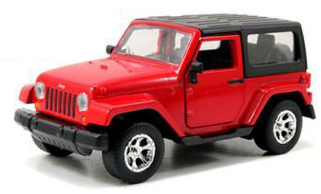 Jada Toys Diecast Model JADA 1:32 JUST TRUCKS - 2014 JEEP WRANGLER (Red)