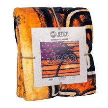 Load image into Gallery viewer, JEDCo Sherpa Throw Blanket Jeep - American Sun Sherpa Throw Blanket