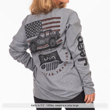 Load image into Gallery viewer, JEDCo Long Sleeve Shirt Jeep - An American Tradition Long Sleeve Shirt