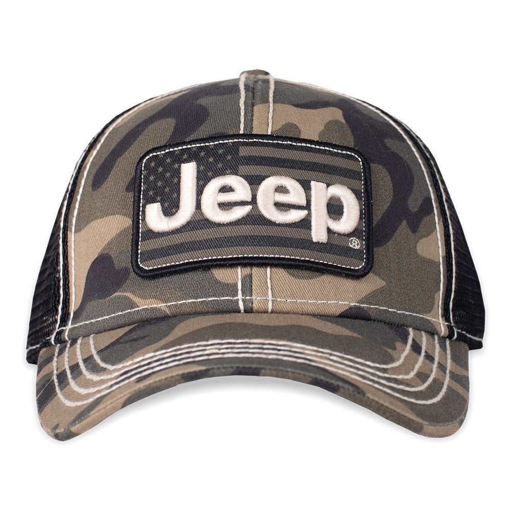 JEDCo Hat Camo Jeep - Camo Flag Hat