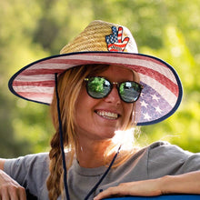 Load image into Gallery viewer, JEDCo Hat Jeep - Freedom Wave Straw Lifeguard Hat