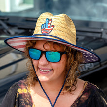 Load image into Gallery viewer, JEDCo Hat Jeep - Freedom Wave Straw Lifeguard Hat