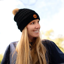 Load image into Gallery viewer, JEDCo Hat Black / One Size Fits Most Jeep - Logo Pom Beanie