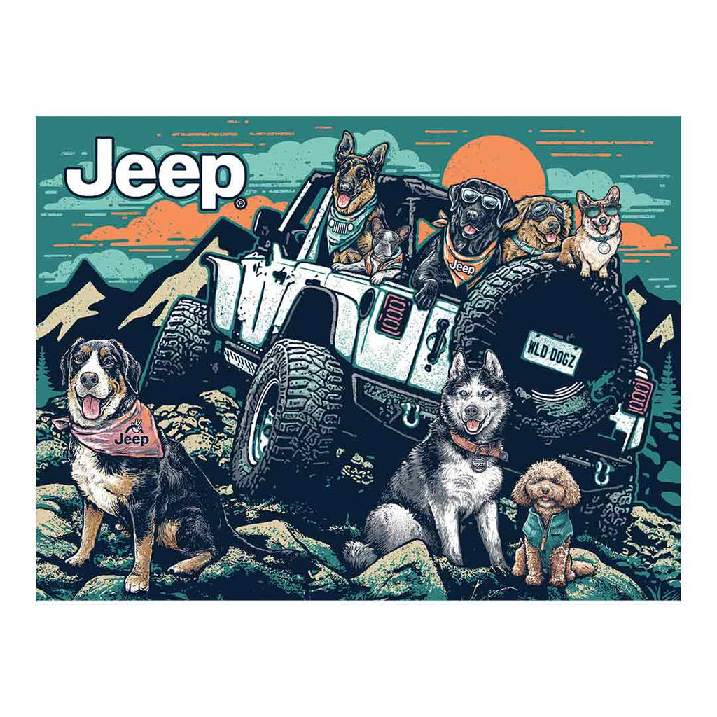 JEDCo Puzzles Jeep - Off-Road Trip Puzzle