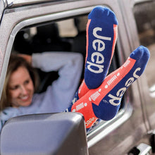 Load image into Gallery viewer, JEDCo Socks Red Jeep  - Old Patriot Crew Socks