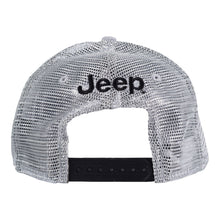 Load image into Gallery viewer, JEDCo Hat White Jeep - Snow Camo Hat