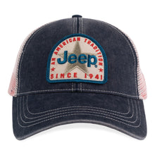 Load image into Gallery viewer, JEDCo Hat Navy Jeep - Star Patch Hat