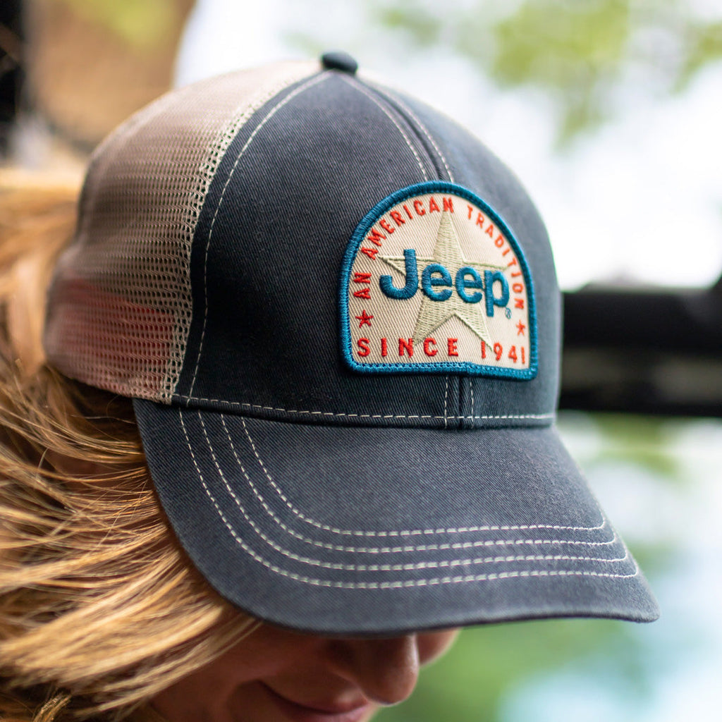 JEDCo Hat Navy Jeep - Star Patch Hat