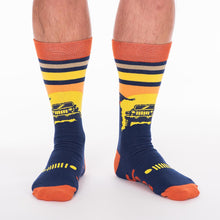 Load image into Gallery viewer, JEDCo Socks Orange Jeep - Sunset Eagle Dress Socks