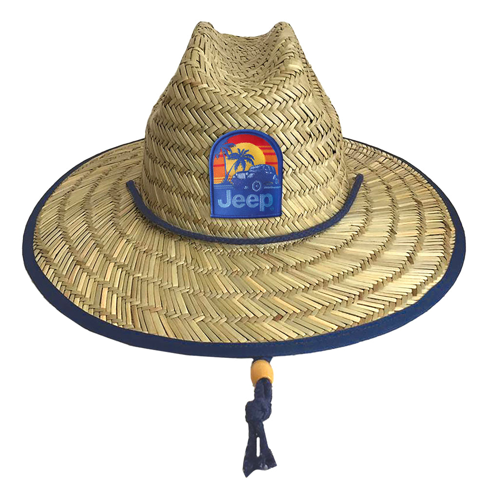 JEDCo Hat Jeep - Sunset Straw Lifeguard Hat