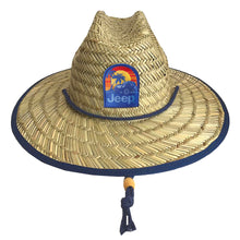 Load image into Gallery viewer, JEDCo Hat Jeep - Sunset Straw Lifeguard Hat