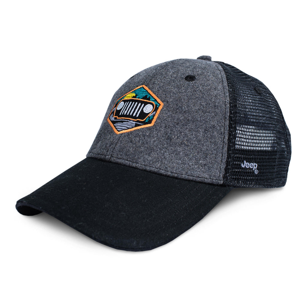 JEDCo Hat Black / One Size Fits Most Jeep - Through The Mountains Hat