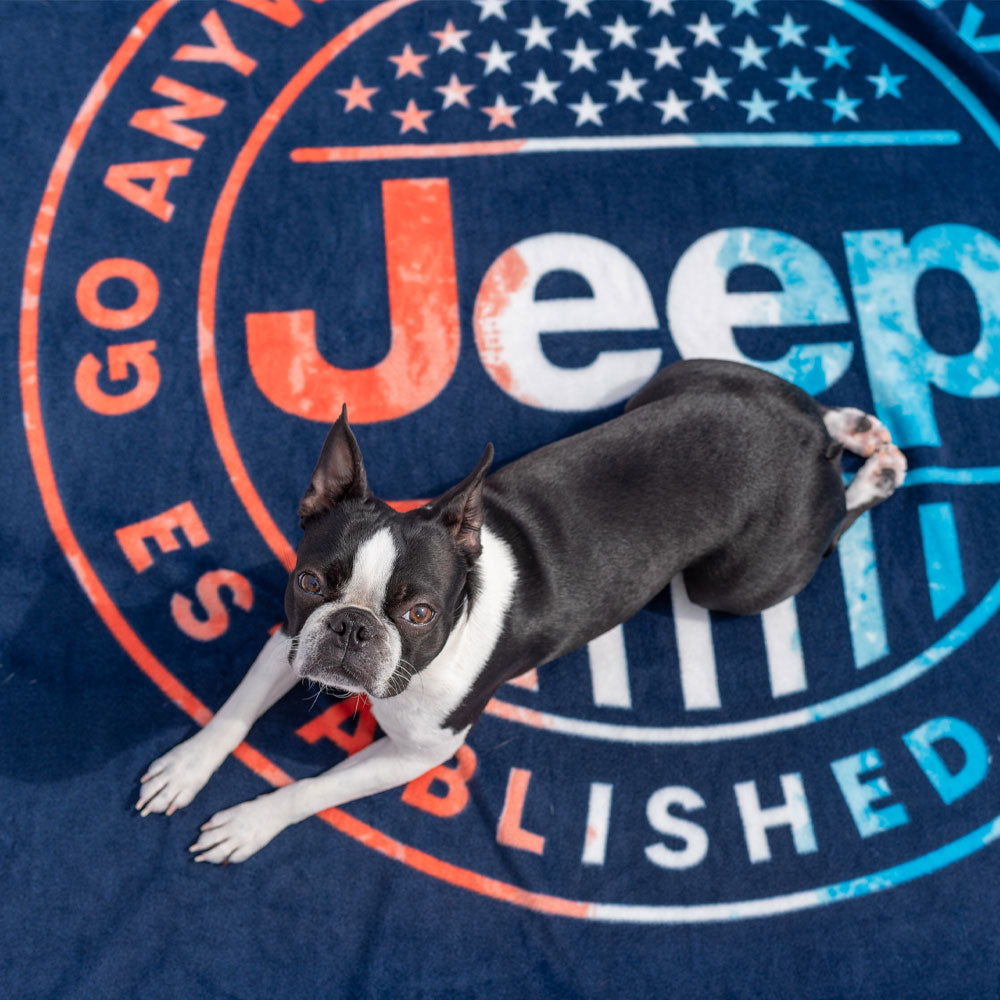 JEDCo Roll-up Blanket Jeep - USA Orb Roll-Up Blanket