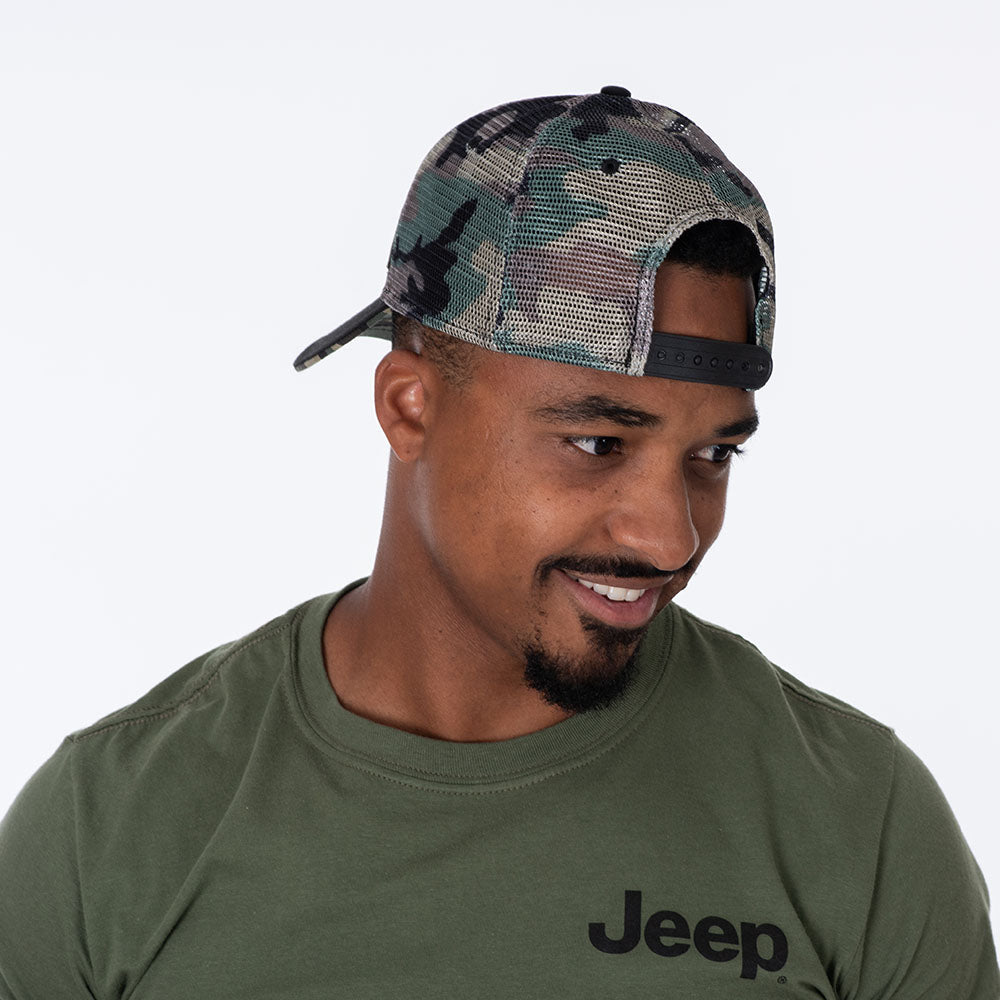 JEDCo Hat Black / One Size Fits Most Jeep - Woodland Camo Hat