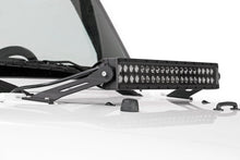 Load image into Gallery viewer, LED Light Mount | Hood | 20" | Jeep Wrangler JK/Wrangler Unlimited (07-18)
