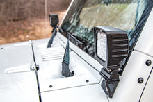 Load image into Gallery viewer, Light Mounts | Lower Windshield | Jeep Wrangler JK/Wrangler Unlimited (07-18)