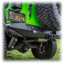 Load image into Gallery viewer, Rear Bumper with LED Pod Lights and Hitch Receiver for Jeep Wrangler JK