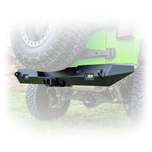 Load image into Gallery viewer, Rear Bumper with LED Pod Lights and Hitch Receiver for Jeep Wrangler JK