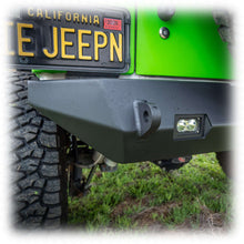 Load image into Gallery viewer, Rear Bumper with LED Pod Lights and Hitch Receiver for Jeep Wrangler JK