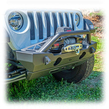 Load image into Gallery viewer, Front Bumper with Bolt-On Bull Bar and Skid Plate for Jeep Wrangler JK, JL, and Gladiator JT