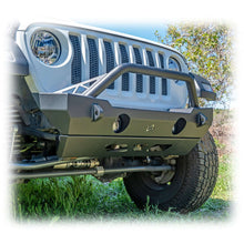Load image into Gallery viewer, Front Bumper with Bolt-On Bull Bar and Skid Plate for Jeep Wrangler JK, JL, and Gladiator JT