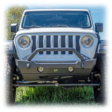 Load image into Gallery viewer, Front Bumper with Bolt-On Bull Bar and Skid Plate for Jeep Wrangler JK, JL, and Gladiator JT