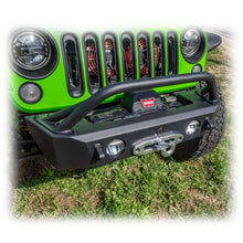 Load image into Gallery viewer, Front Bumper with Skid Plate and Recessed Winch Mount for Jeep Wrangler JK, JL, and Gladiator JT