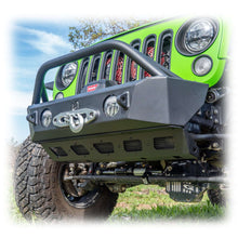 Load image into Gallery viewer, Front Bumper with Skid Plate and Recessed Winch Mount for Jeep Wrangler JK, JL, and Gladiator JT