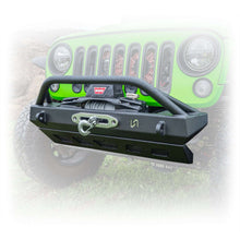 Load image into Gallery viewer, Front Bumper with Welded Bull Bar and Skid Plate for Jeep Wrangler JK, JL, and Gladiator JT