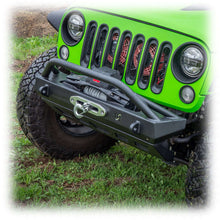 Load image into Gallery viewer, Front Bumper with Welded Bull Bar and Skid Plate for Jeep Wrangler JK, JL, and Gladiator JT