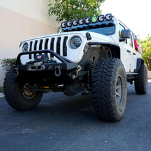 Load image into Gallery viewer, Front Bumper with Welded Bull Bar and Skid Plate for Jeep Wrangler JK, JL, and Gladiator JT