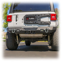 Load image into Gallery viewer, Rear Bumper with LED Pod Lights and Hitch Receiver for Jeep Wrangler JL