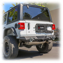Load image into Gallery viewer, Rear Bumper with LED Pod Lights and Hitch Receiver for Jeep Wrangler JL