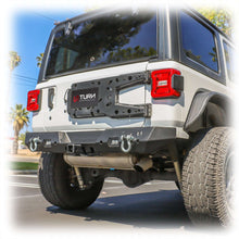 Load image into Gallery viewer, Rear Bumper with LED Pod Lights and Hitch Receiver for Jeep Wrangler JL