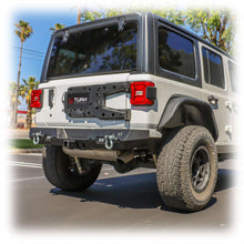 Load image into Gallery viewer, Rear Bumper with LED Pod Lights and Hitch Receiver for Jeep Wrangler JL