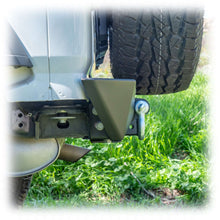 Load image into Gallery viewer, Minimalist Rear Bumper with LED Pod Lights and Hitch Receiver for Jeep Wrangler JL