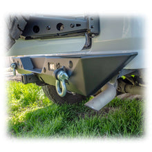 Load image into Gallery viewer, Minimalist Rear Bumper with LED Pod Lights and Hitch Receiver for Jeep Wrangler JL