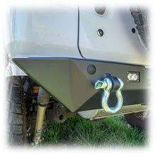 Load image into Gallery viewer, Minimalist Rear Bumper with LED Pod Lights and Hitch Receiver for Jeep Wrangler JL