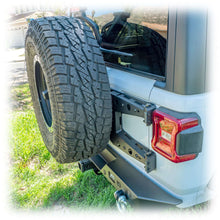 Load image into Gallery viewer, Tailgate Reinforcement Tire Carrier for Jeep Wrangler JL