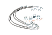 Load image into Gallery viewer, Brake Lines | Stainless | FR &amp; RR | 4-6 Inch Lift | Jeep Wrangler JK/Wrangler Unlimited (07-18)