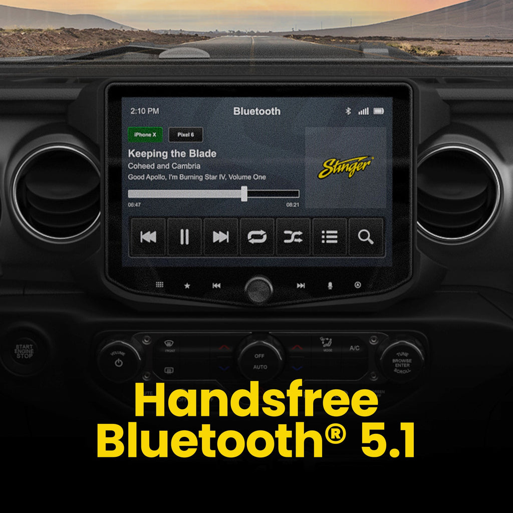 HORIZON10 Jeep Wrangler JL (2018-2023)/Gladiator JT (2020-2023) 10" Radio Fully Integrated Kit | Displays Vehicle Information and Off-Road Mode