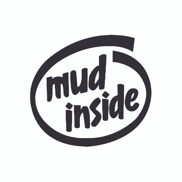 JH Offroad Stickers/Decals/Banners Decal, DEC-MUDI - Mud Inside Decal for your Jeep