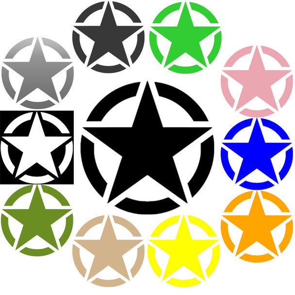JH Offroad Stickers/Decals/Banners Decal, DEC-STAR - Star Emblem Decal