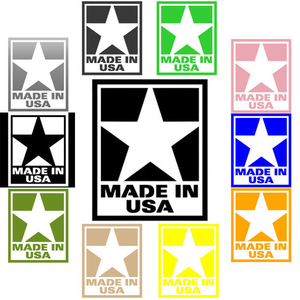 JH Offroad Stickers/Decals/Banners Decal, DEC-USA - USA Made Decal