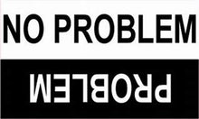 Load image into Gallery viewer, JH Offroad Stickers/Decals/Banners PROBLEM/NO PROBLEM DECAL